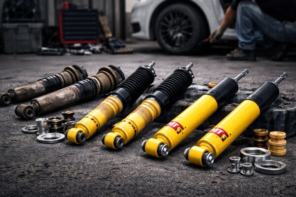 Remplacer les amortisseurs - quand est-ce que c\'est utile et quelle solution MTS Technik est adaptée ? - Remplacer les amortisseurs - quand est-ce utile ? Guide technique MTS