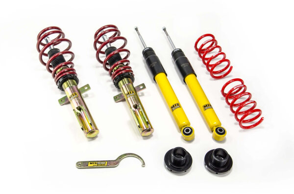 Suspension à combinés filetés MTS Street Gold compatible avec Renault CLIO IV Grandtour (KH) 1.5 dCi 75 55 KW MTSGWRE02