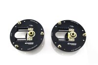 Coupelles de suspension MTS réglables camber / caster pour essieu avant compatibles avec Audi 100 C3 Avant (44) 1.8 55 KW MTSCP39SET
