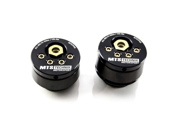 Coupelles de suspension MTS réglables camber / caster pour essieu avant compatibles avec Volkswagen POLO CLASSIC (86C/80) 1.0 29 KW MTSCP43SET