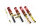 Suspension à combinés filetés MTS Street Gold compatible avec Volkswagen POLO II (86C/80) 1.3 43 KW MTSGWVW14