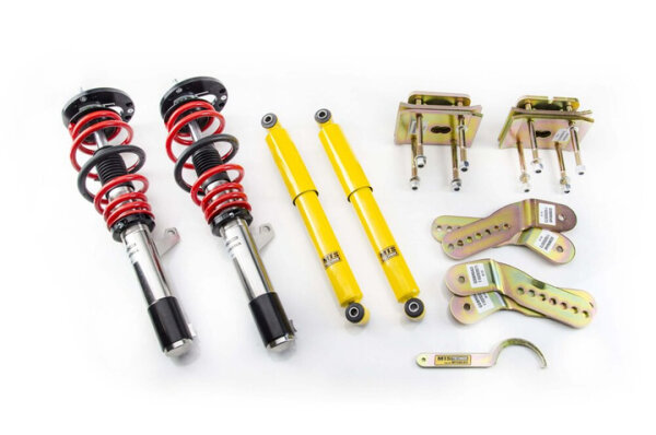 Suspension à combinés filetés MTS Street Inox compatible avec Volkswagen CADDY III Fourgon/Monospace (2K/2C) 1.4 55 KW XMTSGWVW93