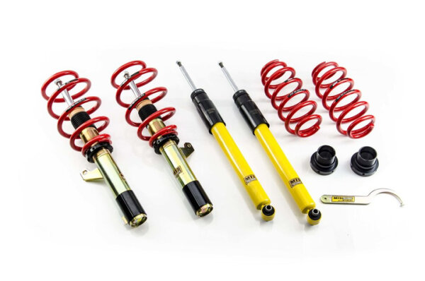 Suspension à combinés filetés MTS Street Gold compatible avec Seat ATECA (KH) 1.0 TSI 81 KW MTSGWVW18