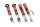 Suspension à combinés filetés MTS Stance Inox compatible avec BMW 5 (E60) 525 d 120 KW XMTSGWBM106-S