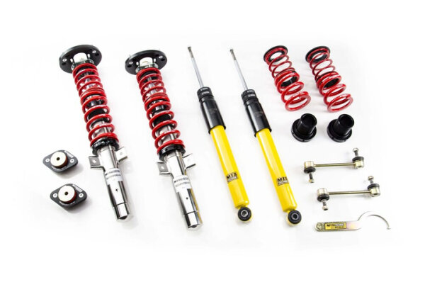Suspension à combinés filetés MTS Street Inox compatible avec BMW 3 (E46) 330 i 168 KW XMTSGWBM100