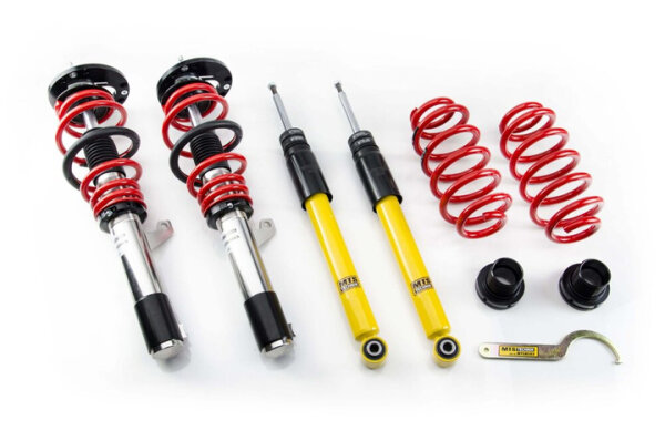 Suspension à combinés filetés MTS Street Inox compatible avec Audi A3 Sportback (8P) 3.2 V6 quattro 184 KW XMTSGWVW91
