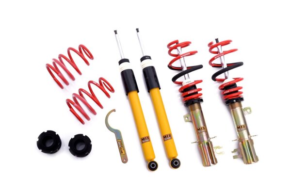 Suspension à combinés filetés MTS Street Gold compatible avec Fiat GRANDE PUNTO (199) 1,4 LPG 57 KW MTSGWFI01