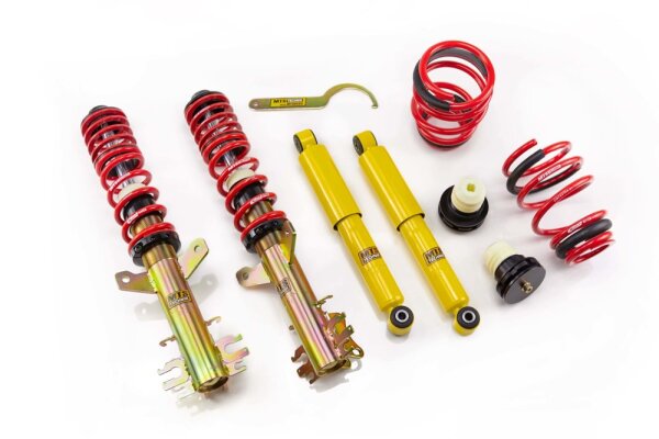 Suspension à combinés filetés MTS Street Gold compatible avec Abarth 500C / 595C / 695C 1.4 (312.AXZ1A) 121 KW MTSGWFI07