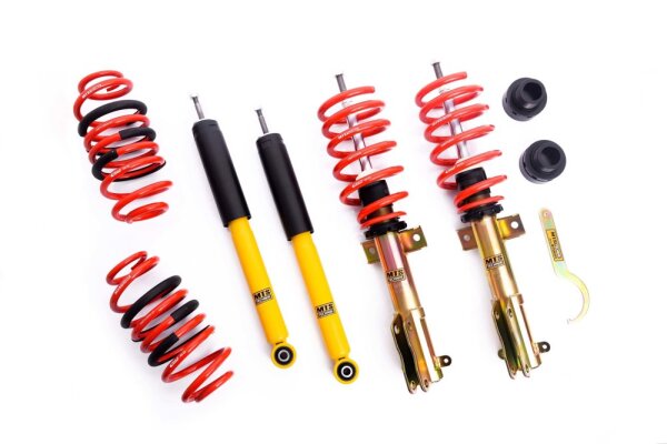 Suspension à combinés filetés MTS Street Gold compatible avec Ford USA MUSTANG 5 Convertible 3.7 227 KW MTSGWFO06