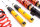 Suspension à combinés filetés MTS Street Gold compatible avec BMW 8 (E31) 840 Ci 210 KW MTSGWBM48