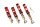 Suspension à combinés filetés MTS Stance Gold compatible avec Honda CIVIC IV berline (ED) 1,4 L (ED2) 66 KW MTSGWHO04-S