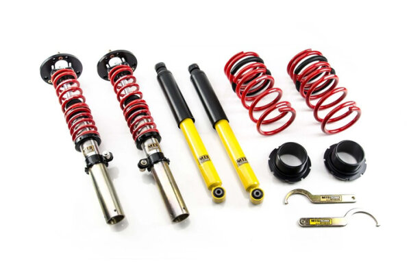 Suspension à combinés filetés MTS Street Inox compatible avec BMW 1502-2002 (E10) 1502 55 KW XMTSGWBM54