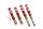 Suspension à combinés filetés MTS Stance Gold compatible avec Volkswagen JETTA II (19E/1G2) 1.8 Cat 79 KW MTSGWVW86-S