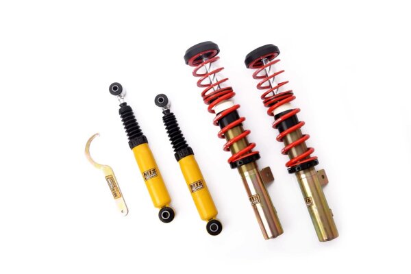 Suspension à combinés filetés MTS Street Gold compatible avec Peugeot 206 SW (2E/K) 1.6 HDi 110 80 KW MTSGWPE02