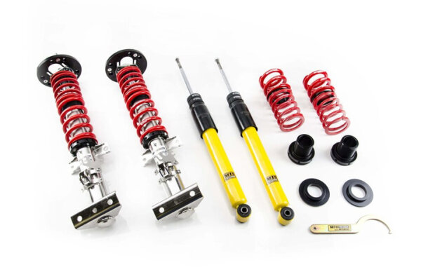 Suspension à combinés filetés MTS Street Inox compatible avec BMW 3 (E36) 325 td 85 KW XMTSGWBM116