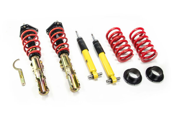 Suspension à combinés filetés MTS Street Gold compatible avec Ford USA MUSTANG 6 Convertible 2.3 EcoBoost 243 KW MTSGWFO25