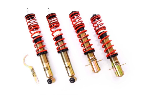 Suspension à combinés filetés MTS Street Gold compatible avec Volkswagen GOLF I Cabriolet (155) 1.8 66 KW MTSGWVW06