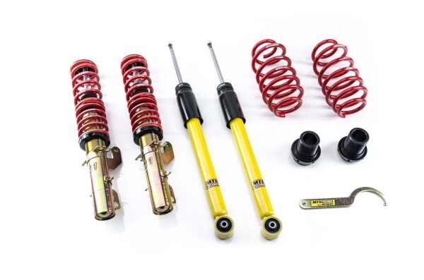 Suspension à combinés filetés MTS Street Gold compatible avec Volkswagen NEW BEETLE (9C1/1C1) 1.4 55 KW MTSGWVW10