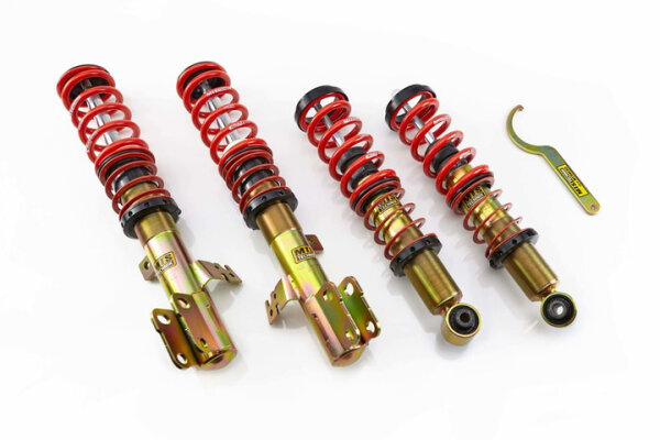 Suspension à combinés filetés MTS Street Gold compatible avec Toyota CELICA Coupé (T23) 1.8 16V VT-i (ZZT230_) 105 KW MTSGWTO01