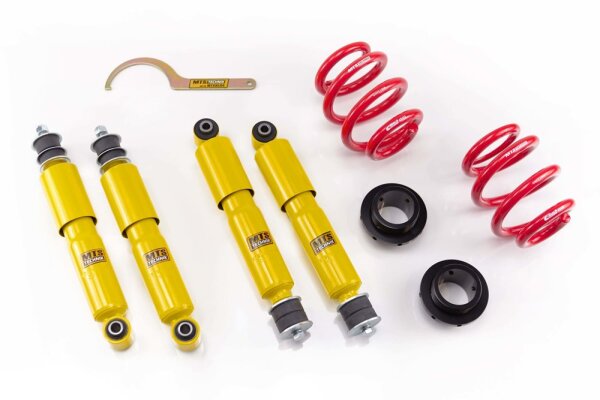 Suspension à combinés filetés MTS Street Gold compatible avec Volkswagen TRANSPORTER T4 (70/7D) 2.5 TDI 65 KW MTSGWVW13