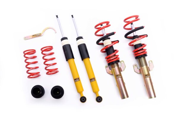 Suspension à combinés filetés MTS Street Gold compatible avec Skoda FABIA II Combi (545) 1.2 44 KW MTSGWVW29