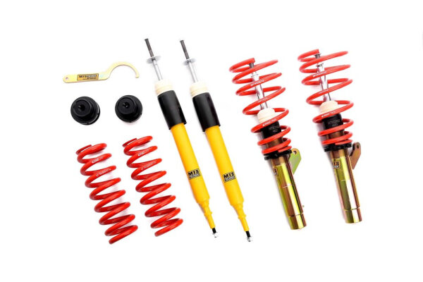 Suspension à combinés filetés MTS Comfort Gold compatible avec BMW 1 (E81) 116 i - 90 KW MTSGWBM12-C