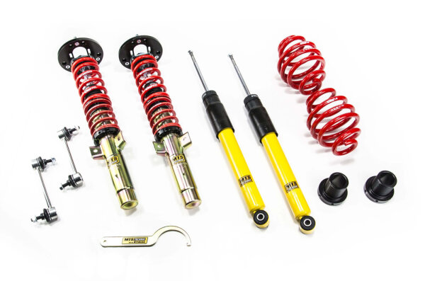 Suspension à combinés filetés MTS Comfort Gold compatible avec BMW 3 (E46) 316 i - 85 KW MTSGWBM118-C