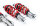 Suspension à combinés filetés MTS Comfort Inox compatible avec Audi 80 B4 berline (8C) 2.0 E quattro - 85 KW XMTSGWAU36-C