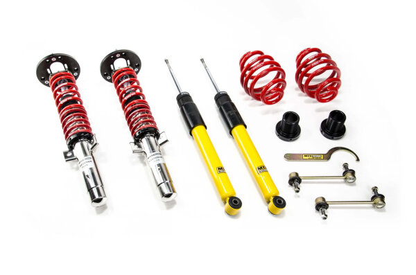 Suspension à combinés filetés MTS Comfort Inox compatible avec BMW 3 Compact (E46) 316 ti - 85 KW XMTSGWBM118-C