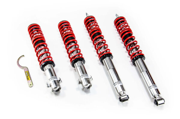 Suspension à combinés filetés MTS Comfort Inox compatible avec Seat TOLEDO I (1L) 1.9 TDI - 81 KW XMTSGWVW08-C