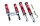 Suspension à combinés filetés MTS Comfort Inox compatible avec Volkswagen PASSAT B2 berline (32B) 1.6 - 51 KW XMTSGWVW68-C