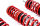 Suspension à combinés filetés MTS Comfort Inox compatible avec Volkswagen POLO III (6N1) 45 1.0 - 33 KW XMTSGWVW27-C