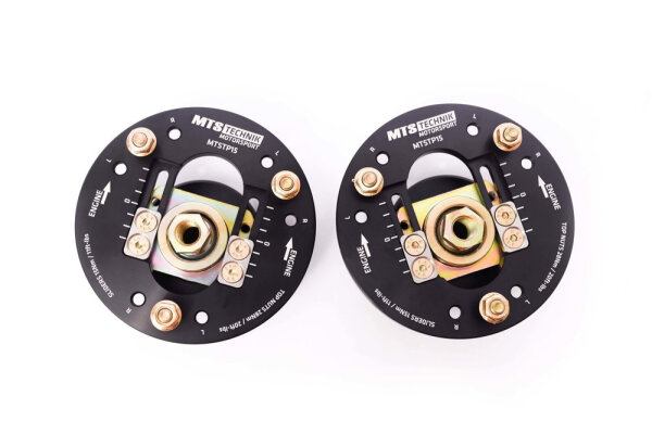 Plaques de carrossage MTS réglables camber / caster pour essieu avant compatibles avec BMW 6 (E24) 635 CSi - 160 KW MTSCP15SET