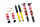 Suspension à combinés filetés MTS Stance Gold compatible avec BMW 3 (E30) 316 i - 75 KW MTSGWBM15-S