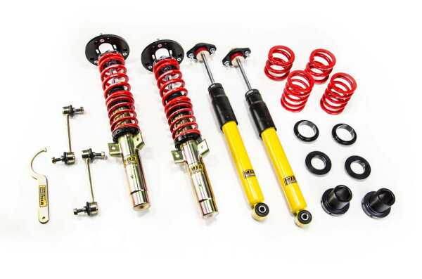Suspension à combinés filetés MTS Stance Gold compatible avec BMW 3 Compact (E46) 316 ti - 85 KW MTSGWBM100-S