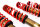 Suspension à combinés filetés MTS Stance Gold compatible avec Volkswagen GOLF I Cabriolet (155) 1.6 - 55 KW MTSGWVW06-S