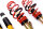 Suspension à combinés filetés MTS Stance Gold compatible avec Volkswagen TIGUAN (5N) 1.4 TSI - 110 KW MTSGWVW56-S