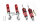 Suspension à combinés filetés MTS Stance Inox compatible avec Audi 80 B4 berline (8C) 1,6 - 52 kW XMTSGWAU34-S