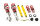 Suspension à combinés filetés MTS Stance Inox compatible avec Opel ASTRA H GTC (A04) 1.6 Turbo (L08) - 132 KW XMTSGWOP10-S