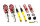 Suspension à combinés filetés MTS Stance Inox compatible avec Skoda SCALA (NW) 1.5 TSI - 110 KW XMTSGWAU54-S
