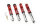 Suspension à combinés filetés MTS Stance Inox compatible avec Volkswagen GOLF IV Cabriolet (1E7) 1.9 TDI - 81 KW XMTSGWVW86-S