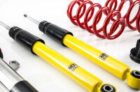 Suspension à combinés filetés MTS Stance Inox compatible avec Volkswagen GOLF VI (5K1) Blue E-Motion - 65 KW XMTSGWVW31-S
