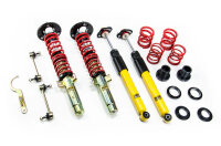 Suspension à combinés filetés MTS Street Gold compatible avec BMW 3 (E46) 316 i - 77 KW MTSGWBM100