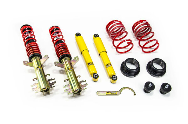 Suspension à combinés filetés MTS Street Gold compatible avec Fiat 500 C (312) 1.2 (312CXA1A, 312AXA1A) - 51 KW MTSGWFI03