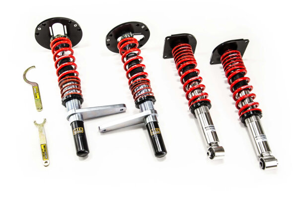 Suspension à combinés filetés MTS Street Inox compatible avec Audi 100 C4 berline (4A) S4 Turbo quattro - 169 KW XMTSGWAU65