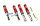 Suspension à combinés filetés MTS Street Inox compatible avec Audi 80 B1 berline (80/82) 1,3 - 40 kW XMTSGWAU07
