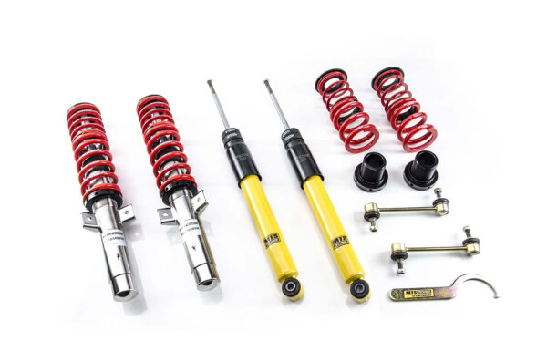Suspension à combinés filetés MTS Street Inox compatible avec BMW 3 (E46) 316 i - 77 KW XMTSGWBM03