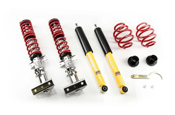 Suspension à combinés filetés MTS Street Inox compatible avec BMW 3 Compact (E36) 318 ti - 103 KW XMTSGWBM02