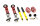 Suspension à combinés filetés MTS Street Inox compatible avec BMW 3 Compact (E36) 318 ti - 103 KW XMTSGWBM117