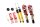 Suspension à combinés filetés MTS Street Gold compatible avec Volkswagen GOLF VII (5G1) 2.0 GTI KW Clubsport 195 KW MTSGWVW51